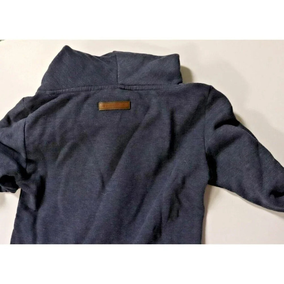 Naketano Women Cowl Neck Long Sleeve Hooded Shirt Top Sweatshirt Size Small Gray - Picture 3 of 16